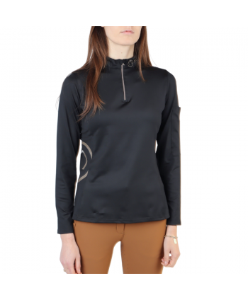 Polo Gudrun brok logo negro