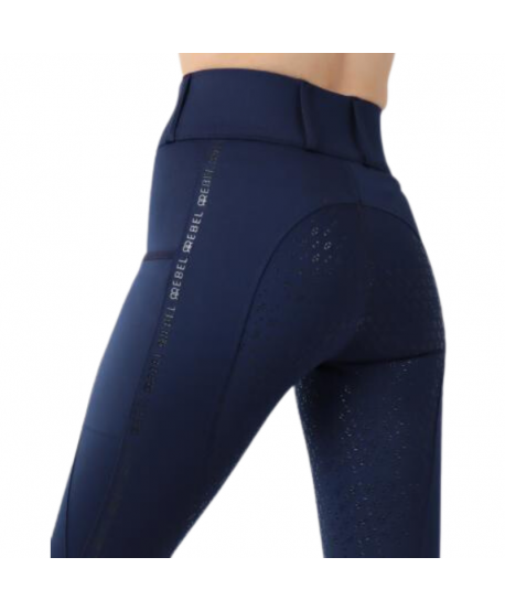 Leggins REBEL Tono en Tono - Fullgrip, Azul Marino