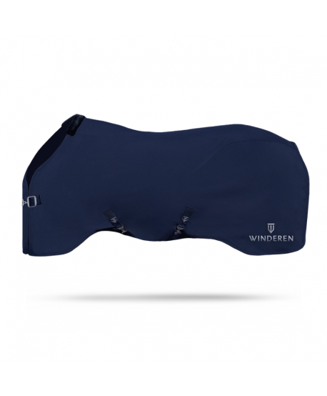 Manta para caballo Winderen softshell Thermo Clear -Navy