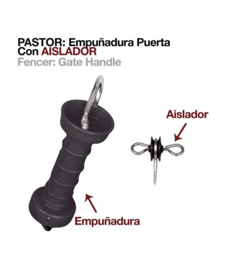 Pastor: Empuñadura Puerta Con Aislador