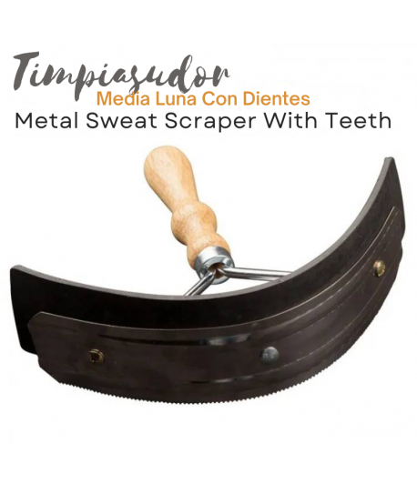 Limpiasudor Medialuna Metal Con Dientes Th-5003