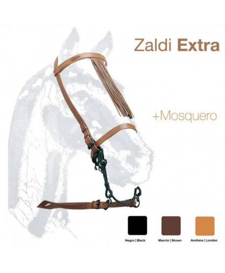 Cabezada Vaquera Zaldi Extra Con Mosquero