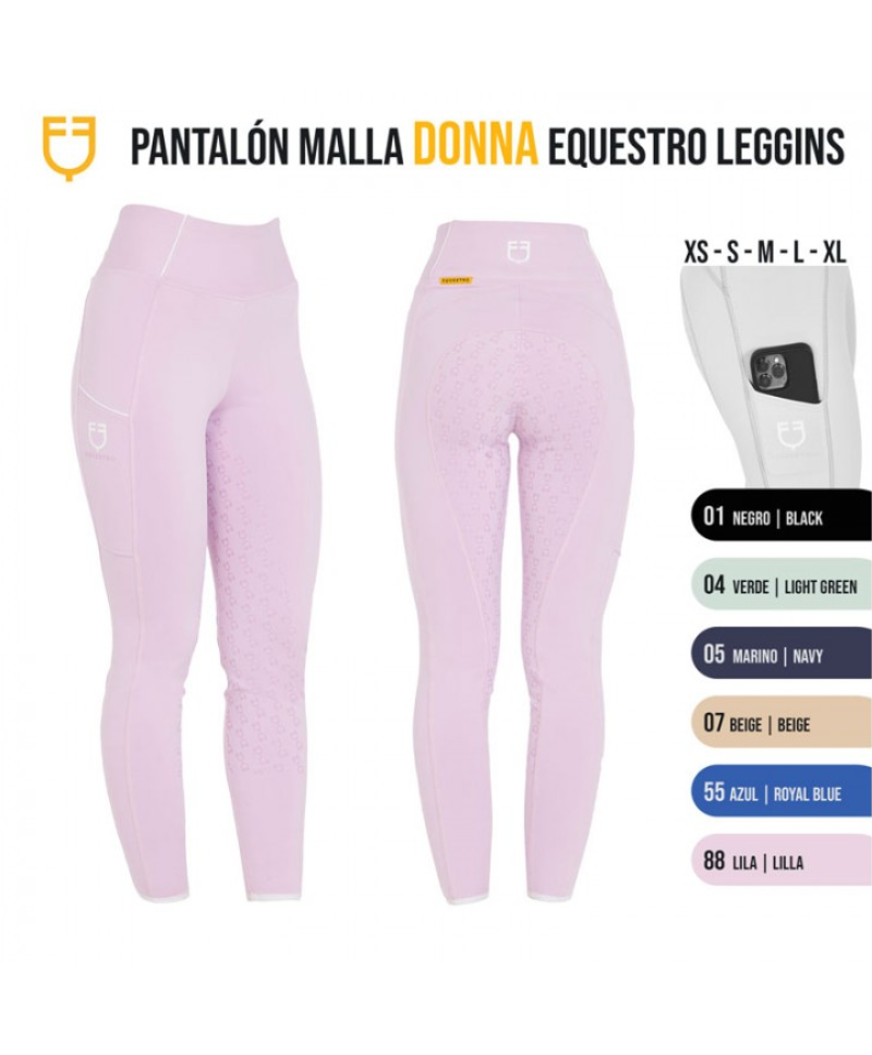 Pantalón Malla Donna Equestro Leggins Etw00047