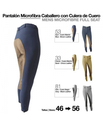 Pantalón Microfibra/cuero...