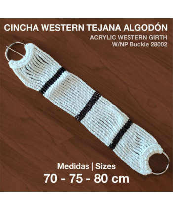 Cincha Western Tejana...