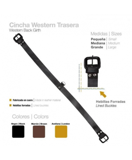 Cincha Western Trasera