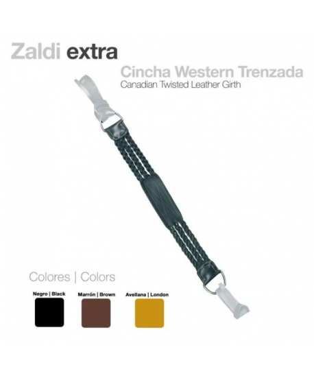 Cincha Western Trenzada Zaldi Extra