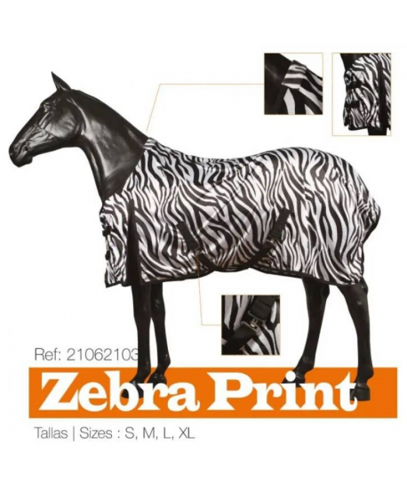 Manta Verano Zebra Print