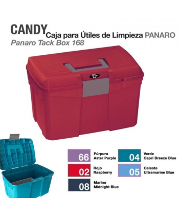 Caja Para Útiles Limpieza Panaro 168 Candy Rojo