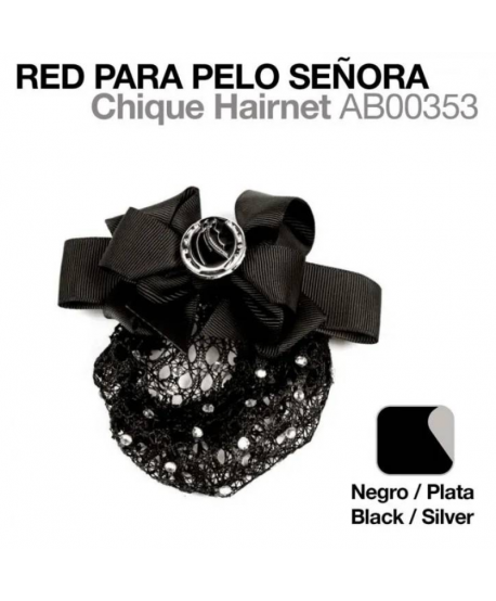 Red Para Pelo Señora Ab00353 Negro/plata