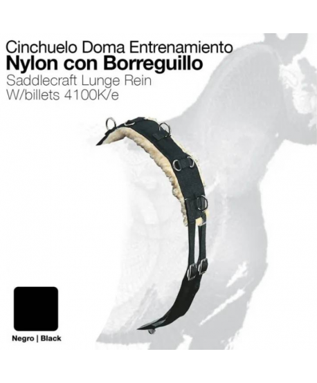 Cinchuelo Doma Entrenamiento Nylon Con Borreguillo