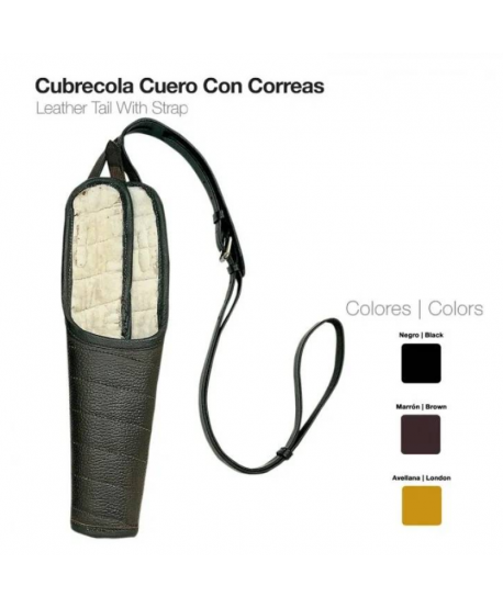 Cubrecola Cuero Con Correas