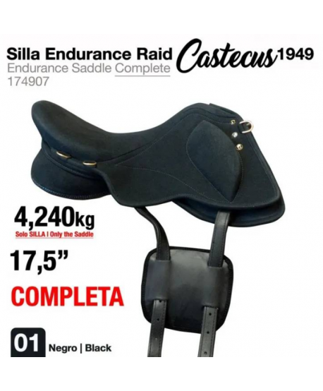 Silla Endurance Raid Castecus 1949 17.5" Negro