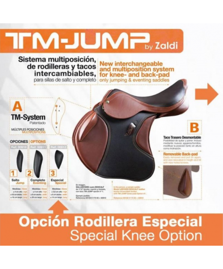 Rodillera Opción Silla Zaldi Tm-jump Nº3