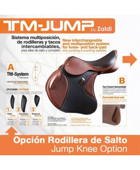 Rodillera Opción Silla Zaldi Tm-jump Nº1