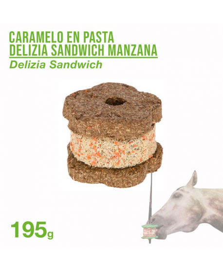 Caramelo En Pasta Delizia Sandwich Manzana 195Gr