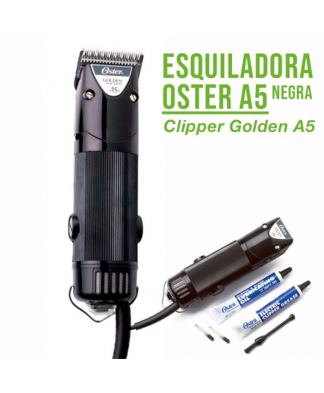 Esquiladora Oster A5 Golden Negra