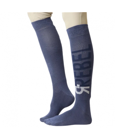 Calcetines con logo Rebel Azul Dove