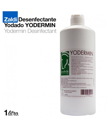 Zaldi Desinfectante Yodado Yodermin 1 Litro