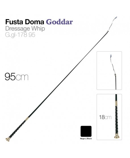 Fusta Doma Goddar Gl-178 Negro 95cm