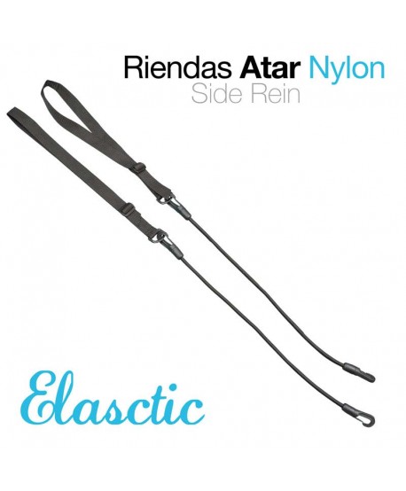 Riendas Atar Nylon Elástico 1743 Negro