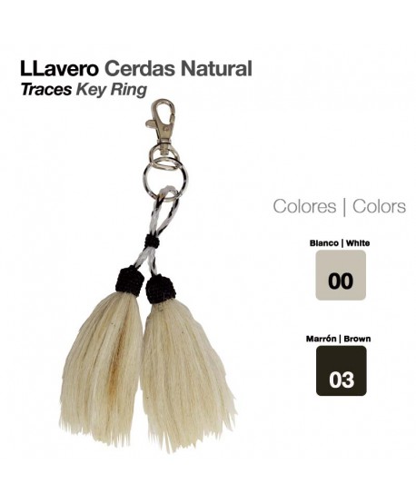 Llavero Cerdas Natural