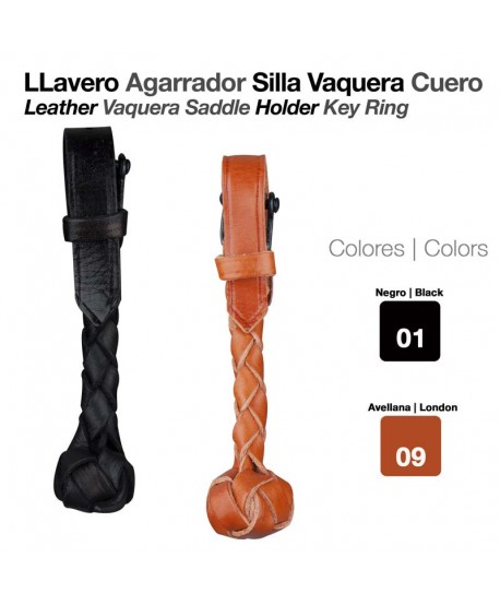 Llavero Agarrador Silla Vaquera Cuero