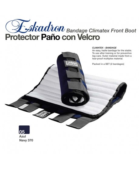 Protector Paño Eskadron Velcro Pie 652301 287 370 Iii Azul