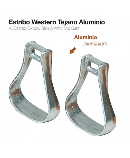 Estribo Western Tejano Aluminio 22124-46