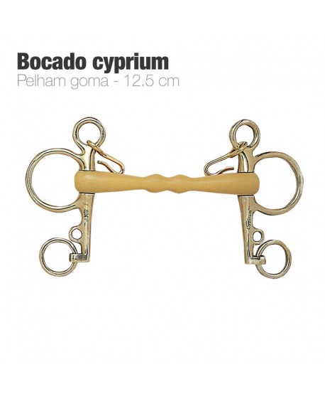 Bocado Cyprium Pelham Goma 21250ypm 12.5cm