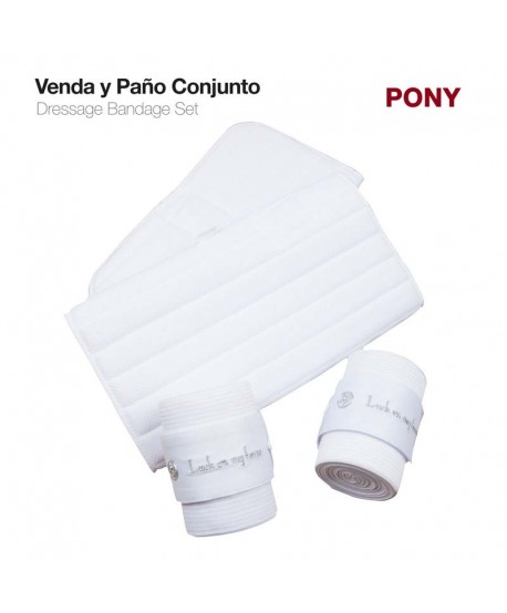 Venda Y Paño Conjunto Par Blanco