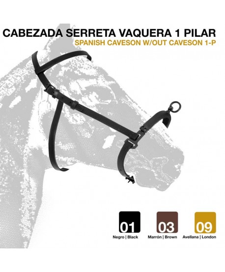 Cabezada Serreta Vaquera 1-pilar