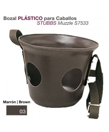 Bozal Plástico Para Caballo...