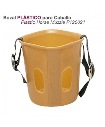 Bozal Plástico Para Caballo...