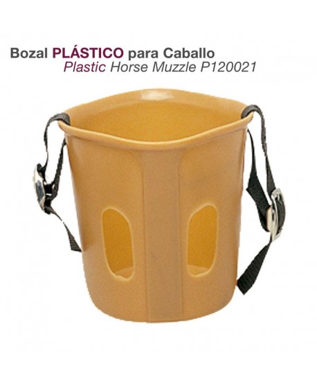 Bozal Plástico Para Caballo P120021