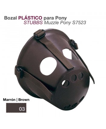 Bozal Plástico Para Pony...