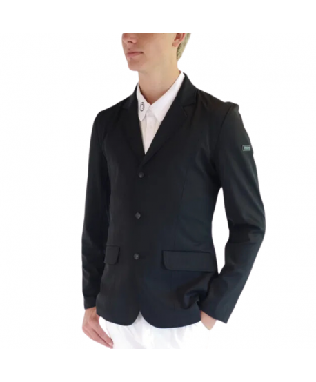 Chaqueta de competición para hombre, color negro