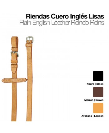 Riendas Cuero Inglés Lisas...