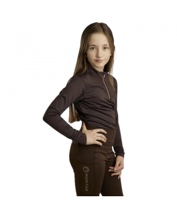 Camisa juvenil MoEverline Rosegold - Marrón