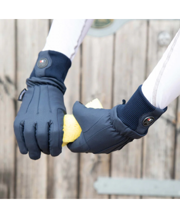 Guantes de equitación impermeables Dajour de color azul marino