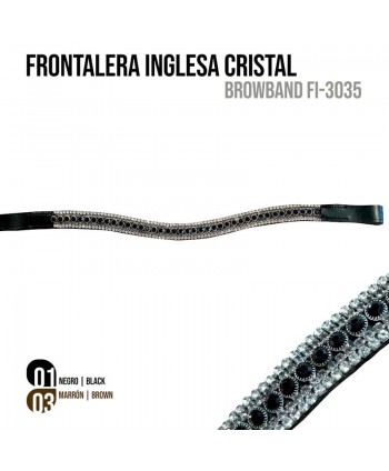 Frontalera Inglesa Cristal...