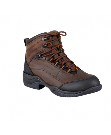 Bota impermeable con cordones Vinci marrón