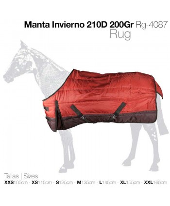 Manta Invierno 210d 200gr...