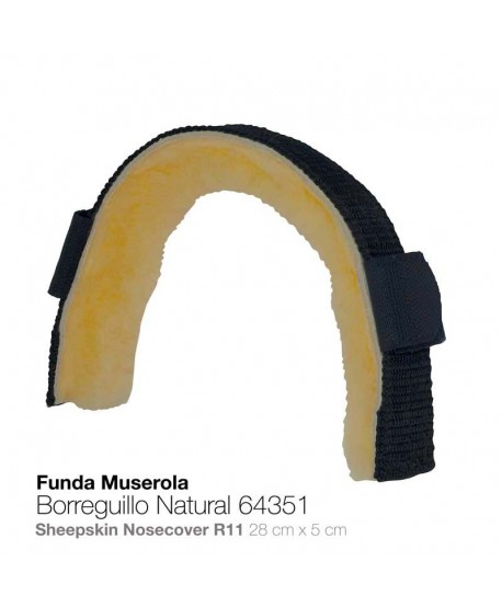 Funda Para Muserola Borreguillo Natural 64351