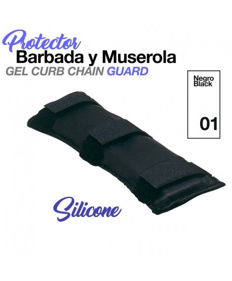 Protector Barbada Y Muserola Silicona 2013 Negro