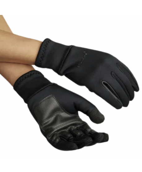 Guantes Softshell Cepillados con Pantalla Táctil Digital Negros