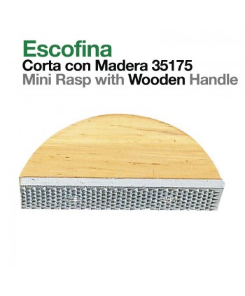 Escofina Corta Con Madera...