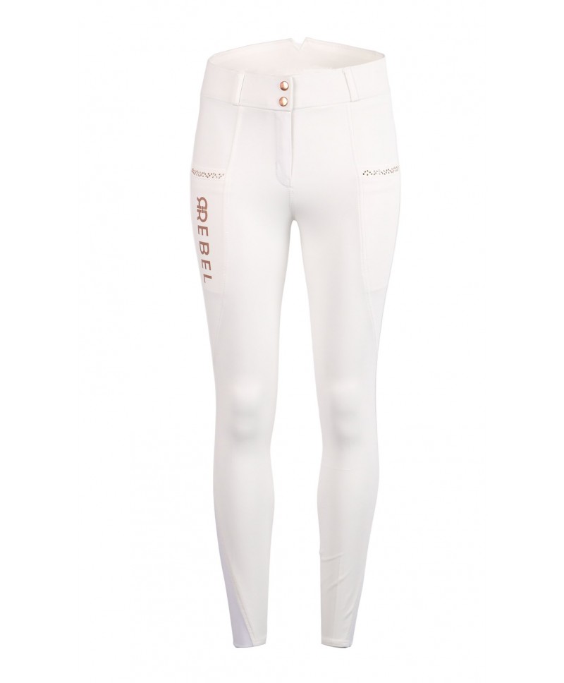 Pantalones de montar blancos Rebel