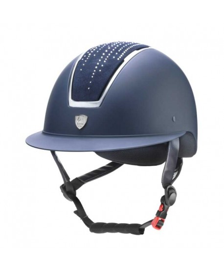 Casco equitación con visera de cristales Tattini