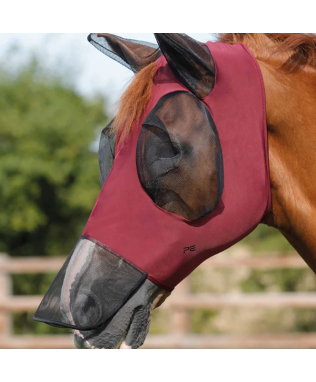 Máscara antimoscas Comfort Tech Lycra Fly Mask Xtra